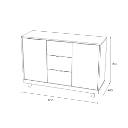 Комод Мегаполис КМ-15