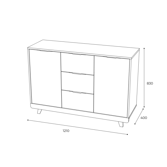 Комоды, Комод Мегаполис КМ-15