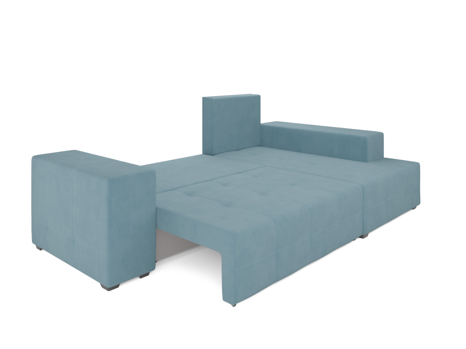 Диваны угловые в гостиную, Диван угловой Монреаль Правый угол (Велюр)