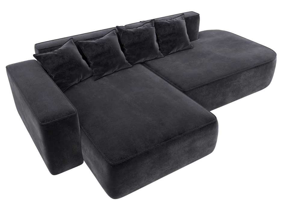 Диваны угловые в гостиную, Диван угловой Лига-065 угол левый, велюр TOWER