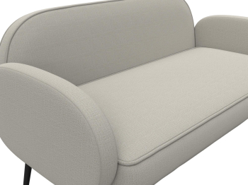 Диван прямой Лига-086, рогожка Амур