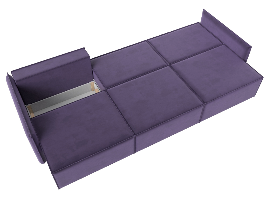 Диваны еврокнижки, Прямой диван Либерти лонг, велюр