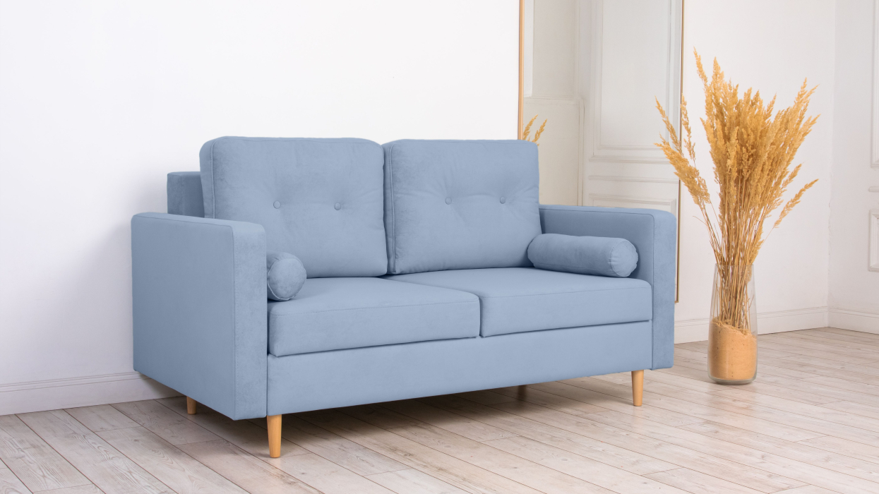 Диваны прямые кухонные, Диван Lucas 140, велюр