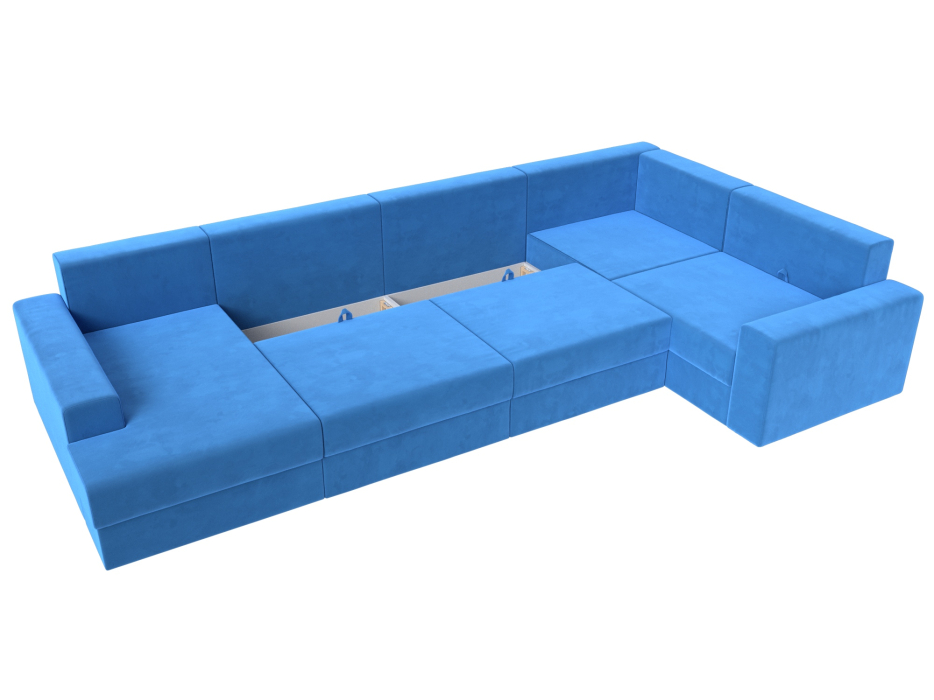 Офисные диваны, П-образный диван Майами левый угол, Велюр