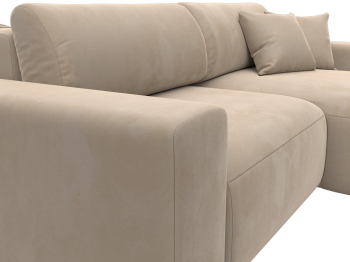 Диван угловой Лига-036 Классик правый угол, велюр