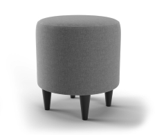Банкетка мягкая, Пуф Нико на деревянных ножках, рогожка