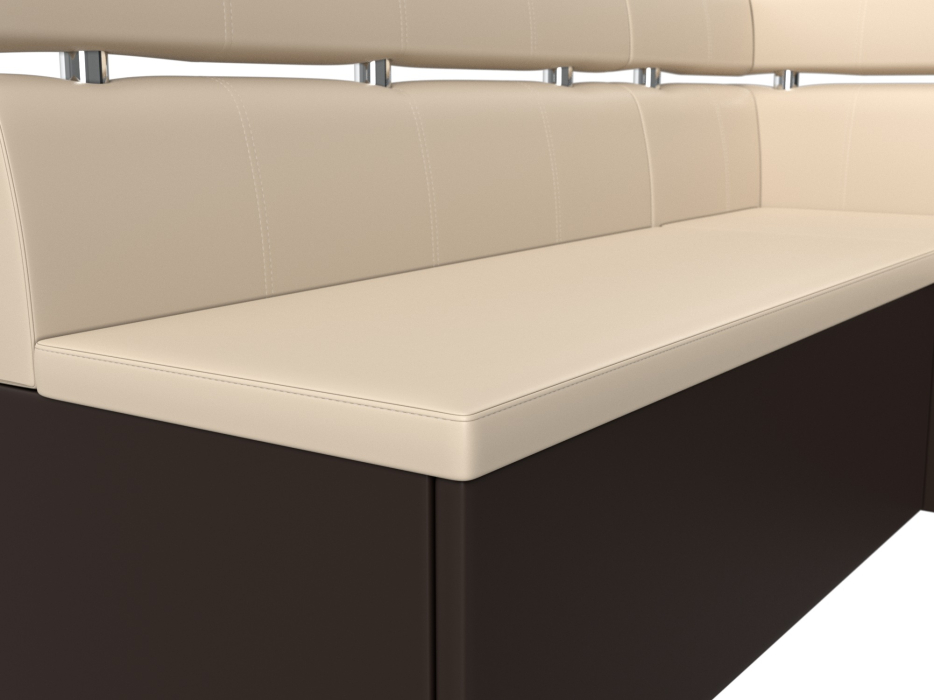 Диваны угловые кухонные, Кухонный угловой диван Классик правый угол, экокожа