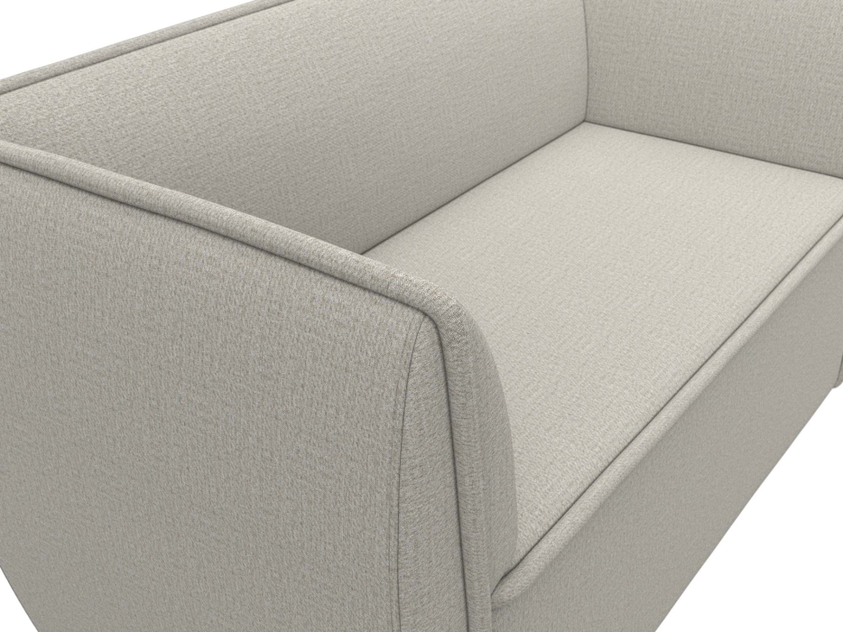 Диваны прямые кухонные, Диван кухонный прямой Бергамо 2-х местный, рогожка Амур