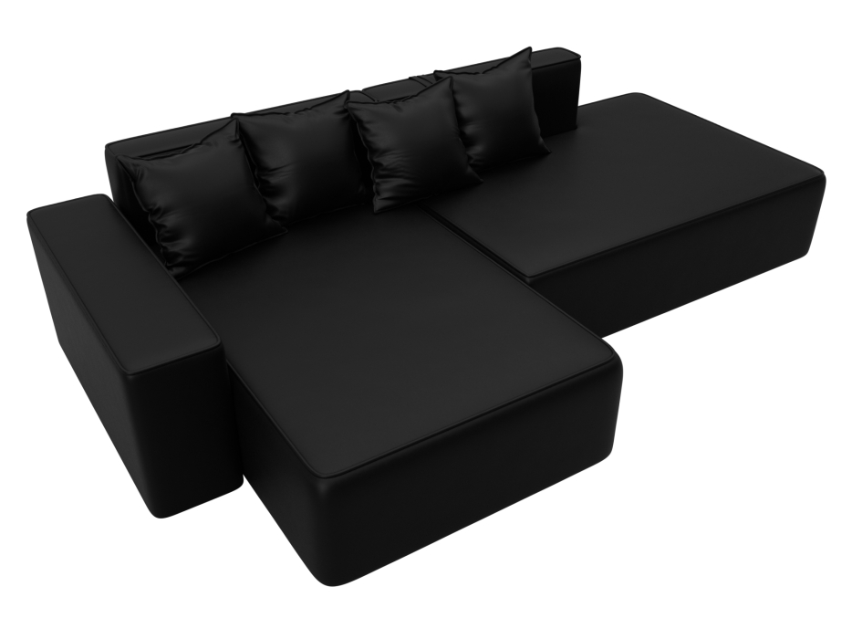 Диваны угловые в гостиную, Диван угловой Лига-079 угол левый, экокожа GRIFON