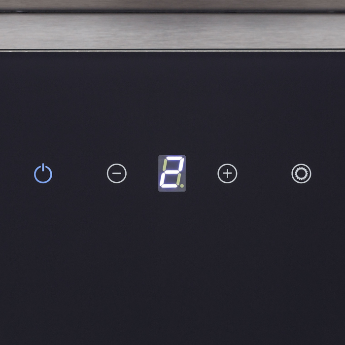 Вытяжки, Вытяжка кухонная SELINA 600 GLASS BLACK S