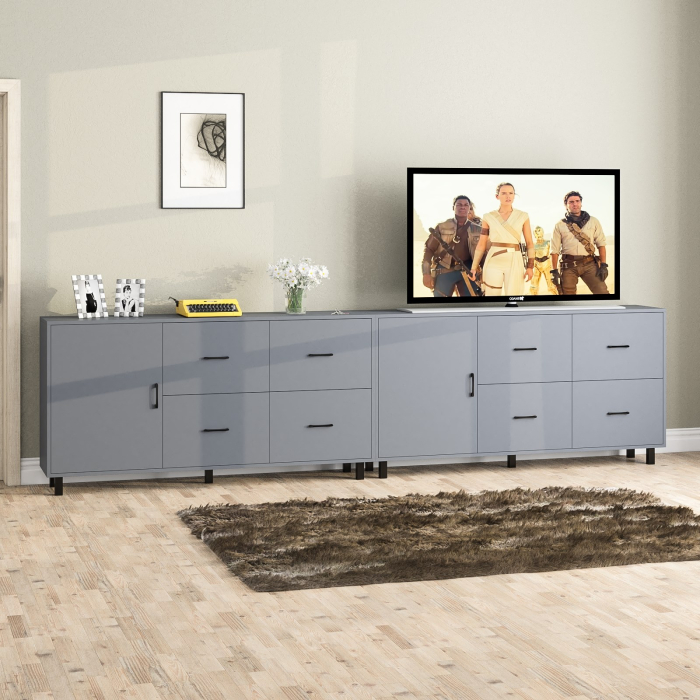 ТВ-тумбы, Два больших комода РВК 125-1704 ящики и дверка