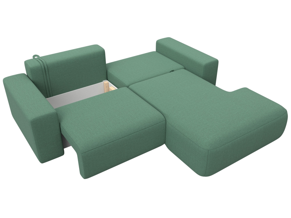 Диваны угловые в гостиную, Диван угловой Лига-036 НПБ Классик правый угол, рогожка Амур