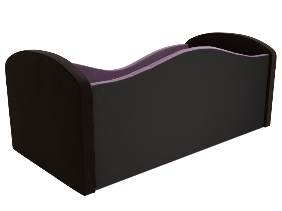 Кровати одноярусные, Детская кровать Сказка Люкс, микровельвет