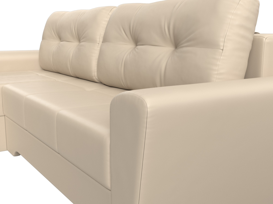 Диваны угловые в гостиную, Угловой диван Амстердам левый угол, экокожа