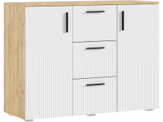 Комоды, Комод Сильвия 1200 3 ящика/2 двери