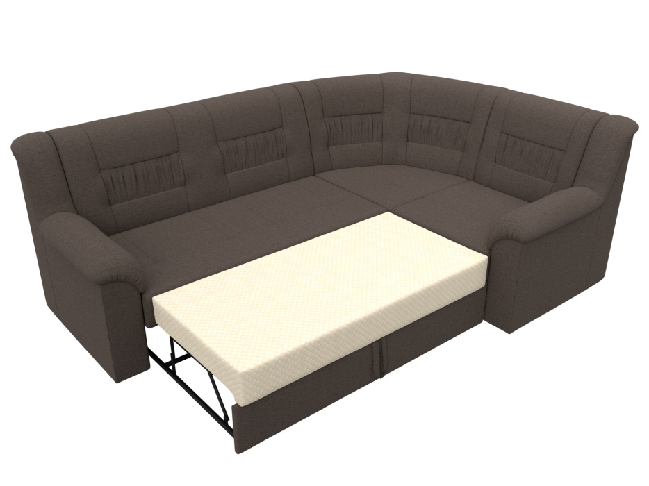 Диваны угловые в гостиную, Диван угловой Карелия правый угол, рогожка Амур