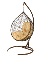 Мебель из ротанга, Подвесное кресло в виде капли Tropica Brown
