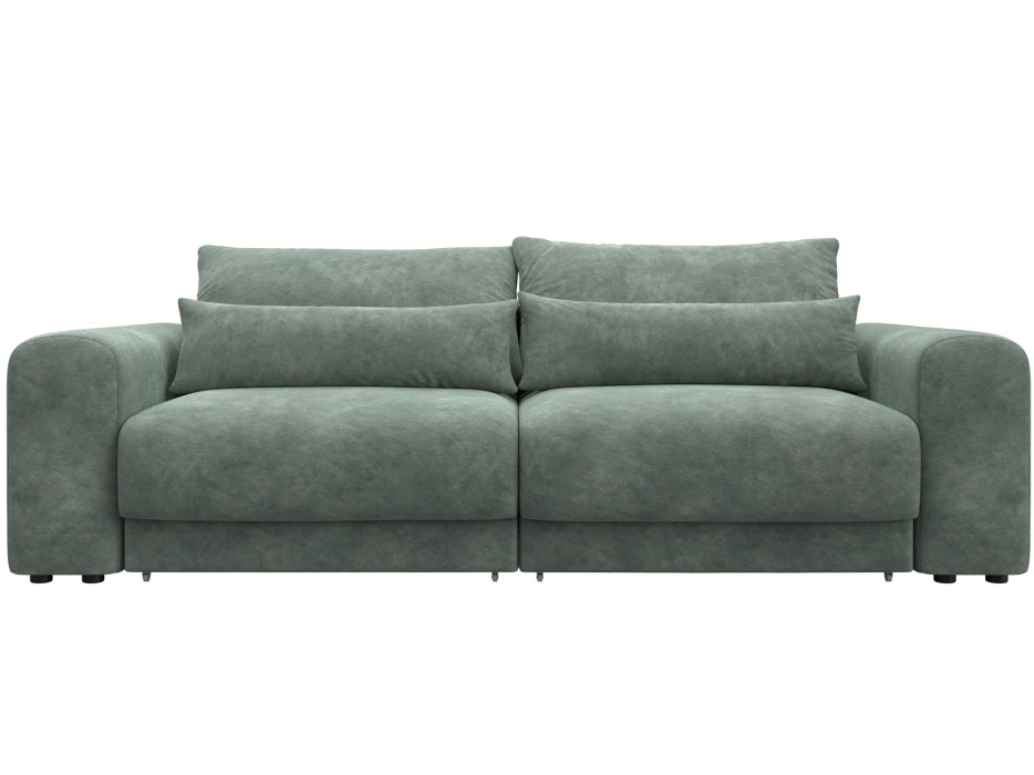 Диваны еврокнижки, Диван прямой Лига-056 НПБ, велюр BRUT