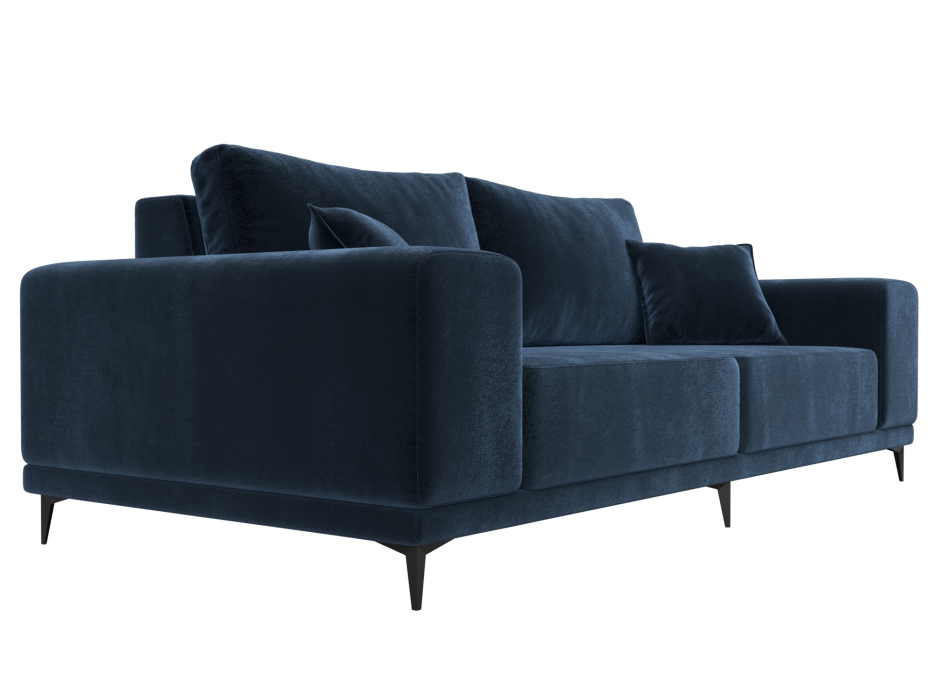 Диваны кровати со спальным местом, Диван прямой Льюес, велюр TOWER