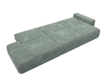 Диван прямой Лига-036 НПБ Модерн Лонг подлокотник справа, велюр BRUT