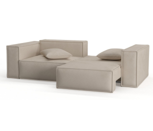 Диван-кровать Loft, независимый пружинный блок, велюр