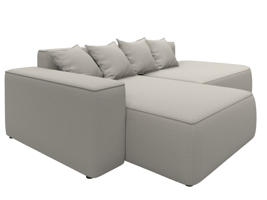 Диваны угловые в гостиную, Диван угловой Лига-065 угол левый, рогожка Амур