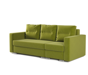 Угловой диван трансформер Рио правый с пуфиком