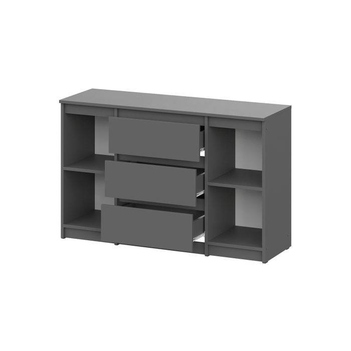 Комоды, Комод 3 ящика двухстворчатый МС Денвер