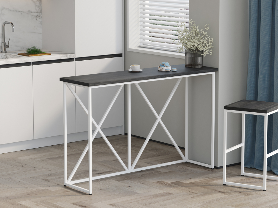 Журнальные столики, Консоль Айсберг Лофт 01 Белый