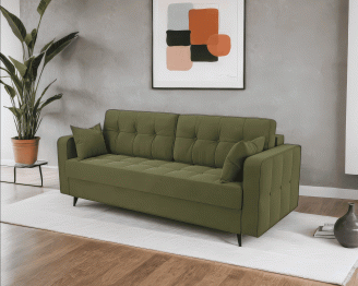 Диван прямой тик-так Снеп (Велюр)