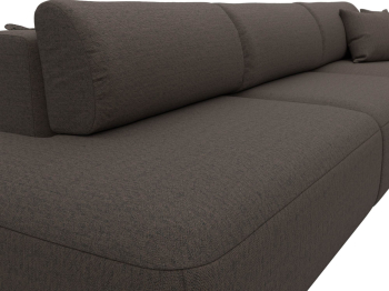 Диван угловой Лига-036 НПБ Модерн Лонг правый угол, рогожка Амур