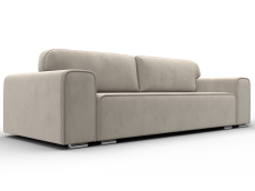 Диваны с ящиком для белья, Прямой диван Лига-029, микровельвет