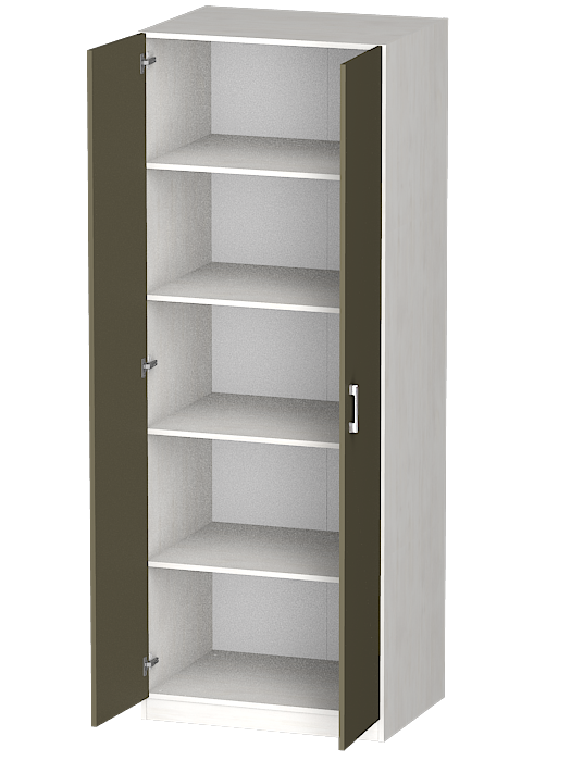 В спальню, Распашной шкаф Лайф с полками 80*60*215 Северное дерево