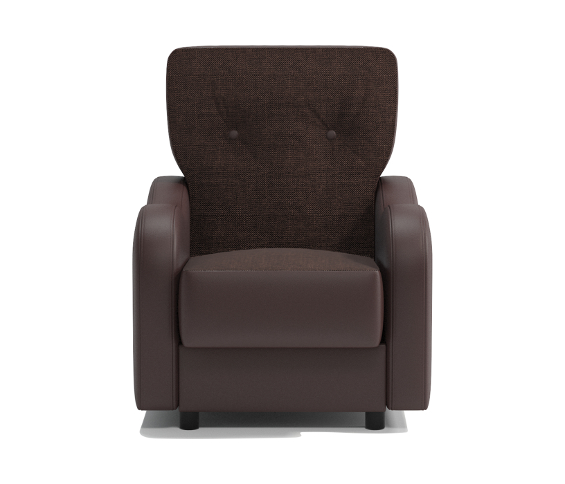 Кресло для отдыха, Кресло для отдыха Классика В, экокожа/ткань
