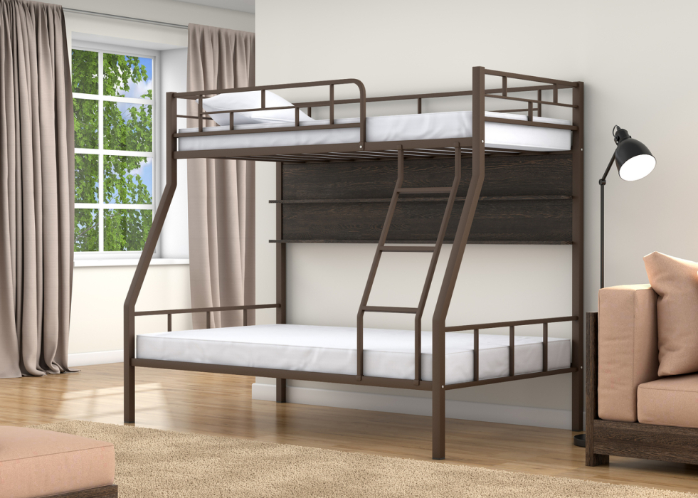 Для подростков, Двухъярусная кровать Раута полка венге