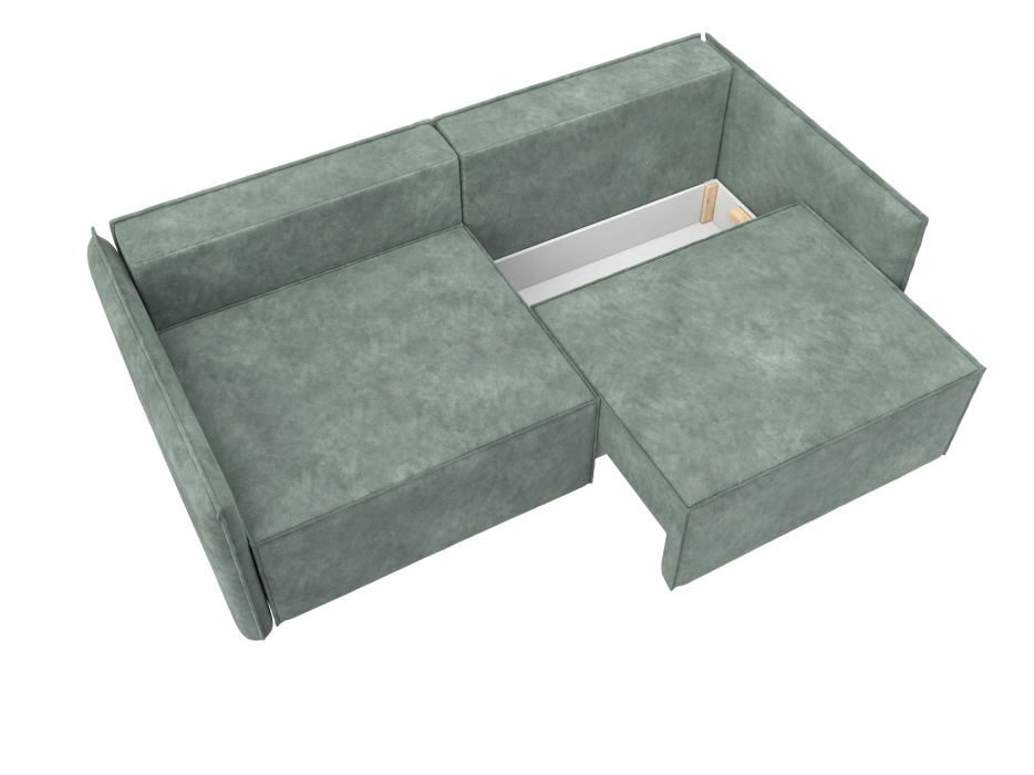 Диваны с ящиком для белья, Диван прямой Либерти, велюр BRUT