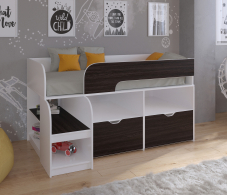 Кровати-чердаки, Кровать-чердак Астра 9 V6 Белый