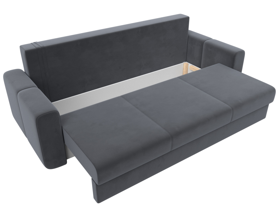 Диваны еврокнижки, Прямой диван Лига-031, велюр