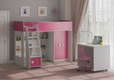 Кровать чердак Легенда 42.1.5 Белое Дерево