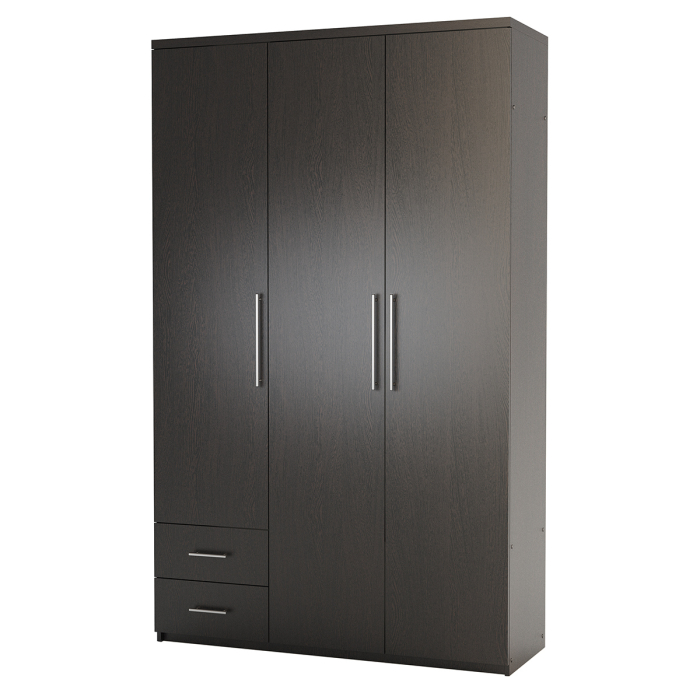 Для одежды, Шкаф трехдверный Мелодия МКЯ-32/1 105х45