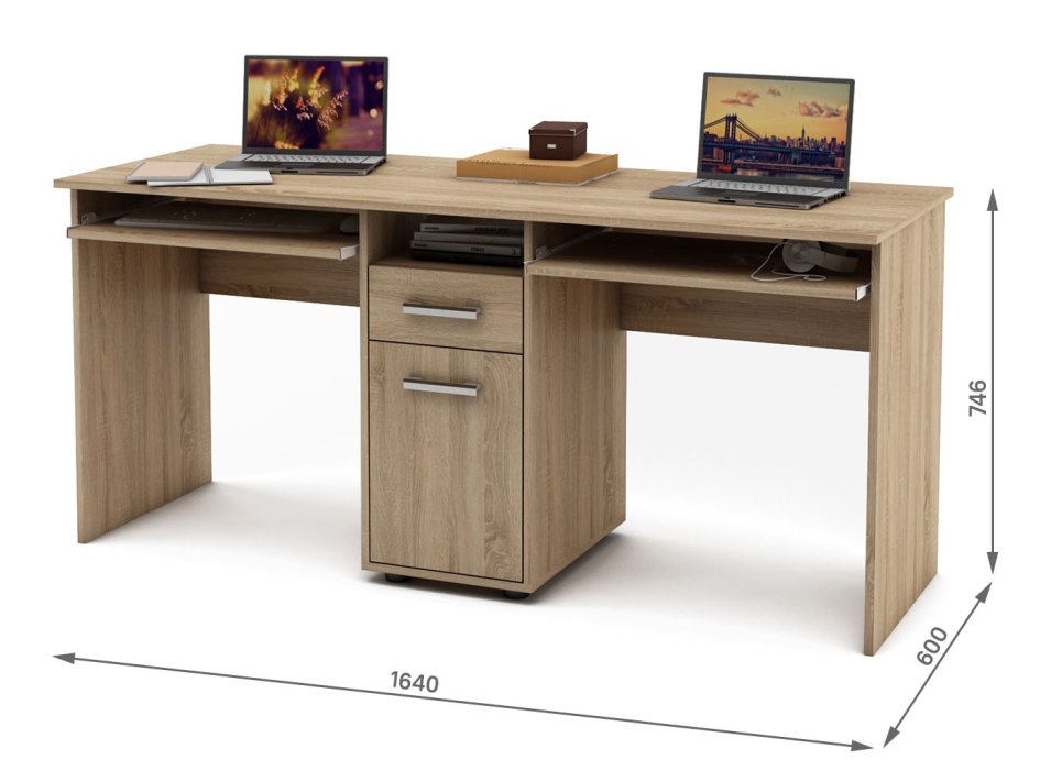 Прямые, Письменный стол Остин-7К