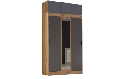 Шкаф-купе с антресолью Бася