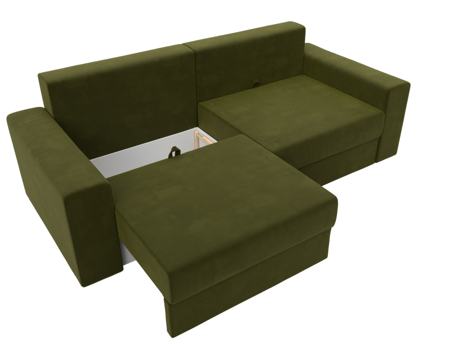 Диваны выкатные, Диван прямой Майами, микровельвет