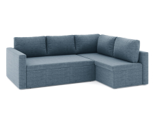 Диваны угловые в гостиную, Диван-кровать угловой Мансберг дельфин, рогожка