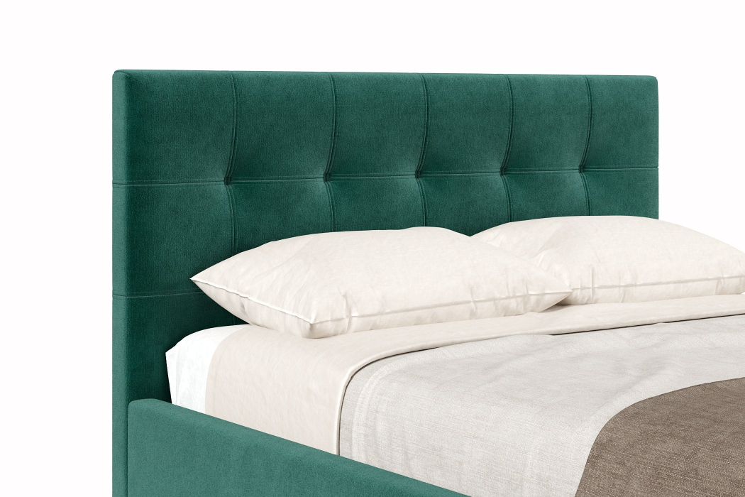 Мягкая кровать, Кровать Турин 1400, велюр