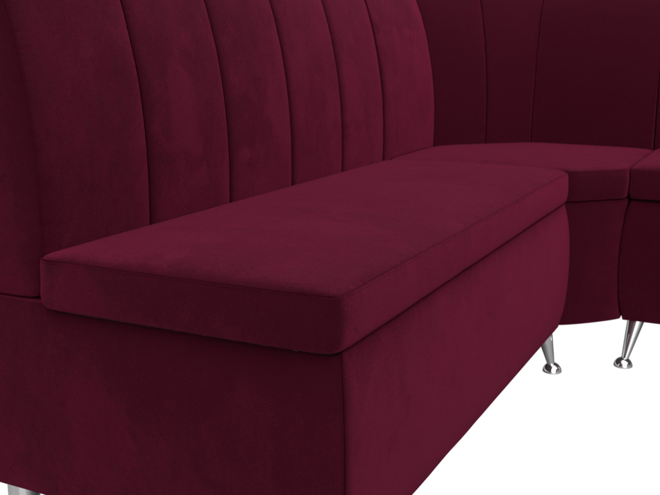 Диваны угловые кухонные, Диван кухонный угловой Кантри правый угол, микровельвет