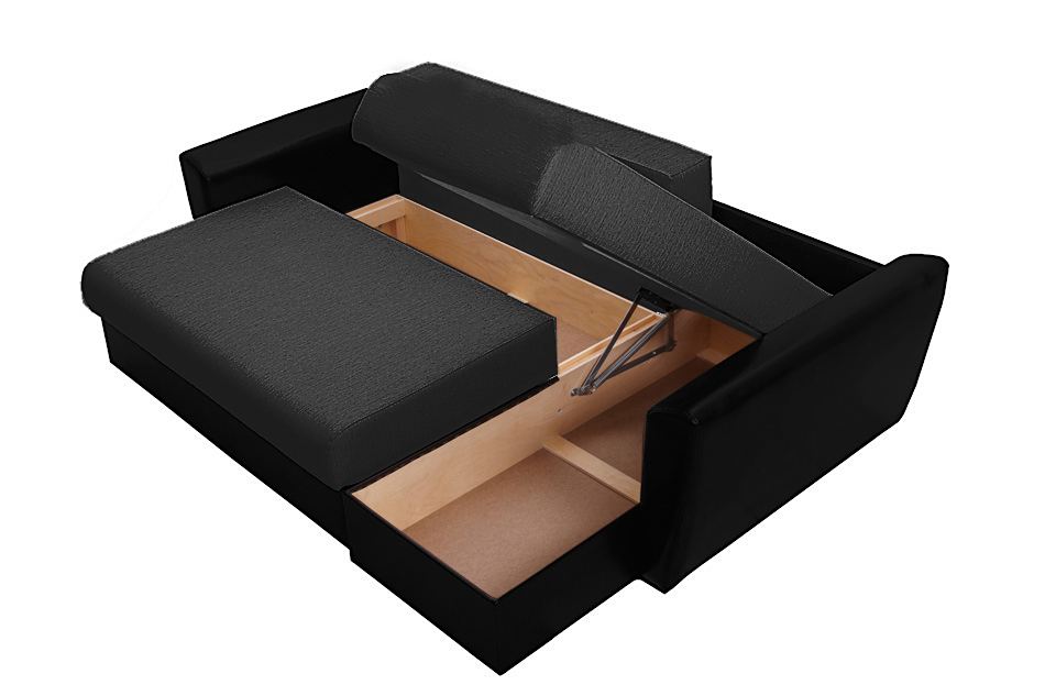 Диваны угловые в гостиную, Диван угловой Амстердам 160, велюр /экокожа