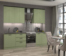 Кухонные гарнитуры, Кухня прямая Ревилья  02