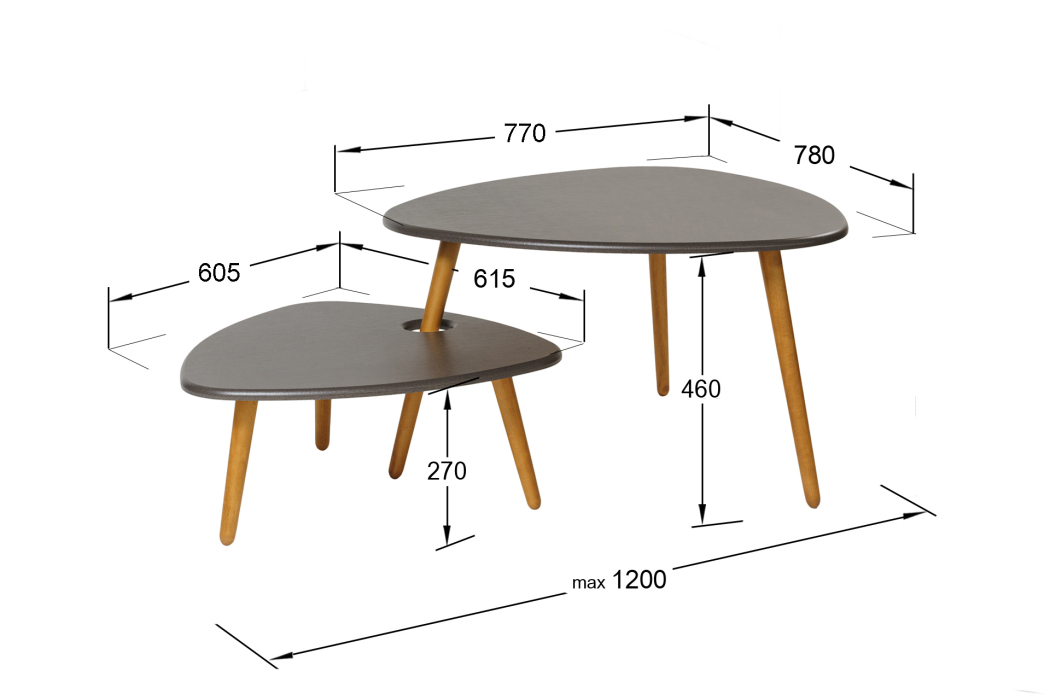 Журнальные столики, Стол журнальный Стилгрей