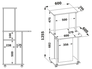 Компьютерный стол КСТ-12